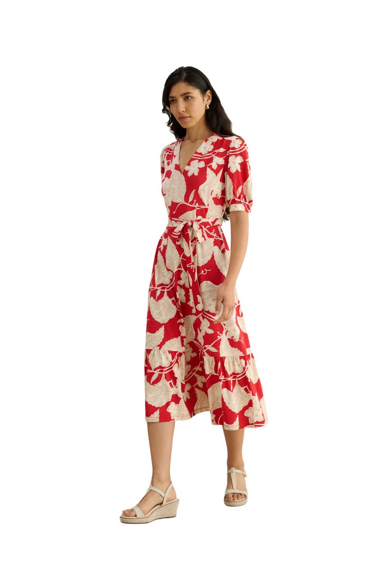 Martha Floral Jersey Dress
