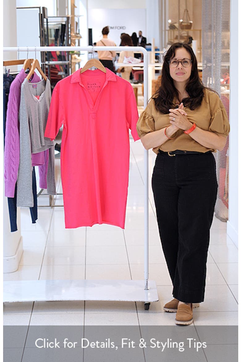 Cotton Polo Minidress