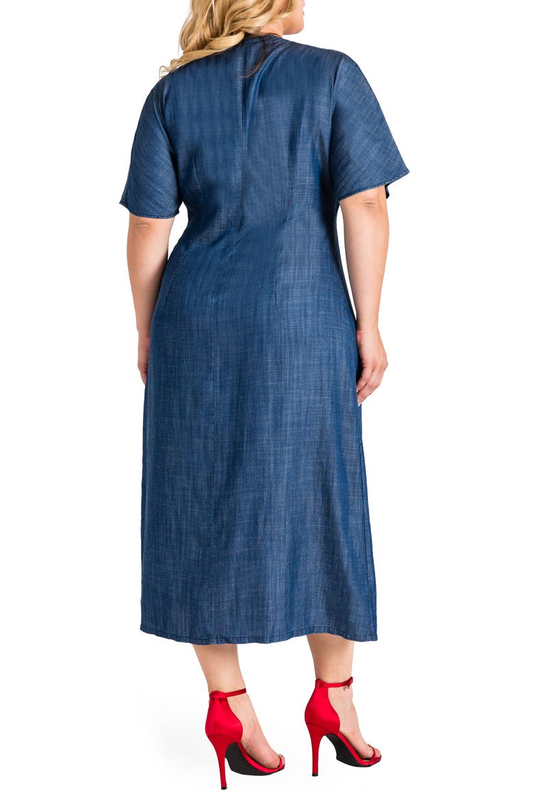 Meme Chambray Midi Dress