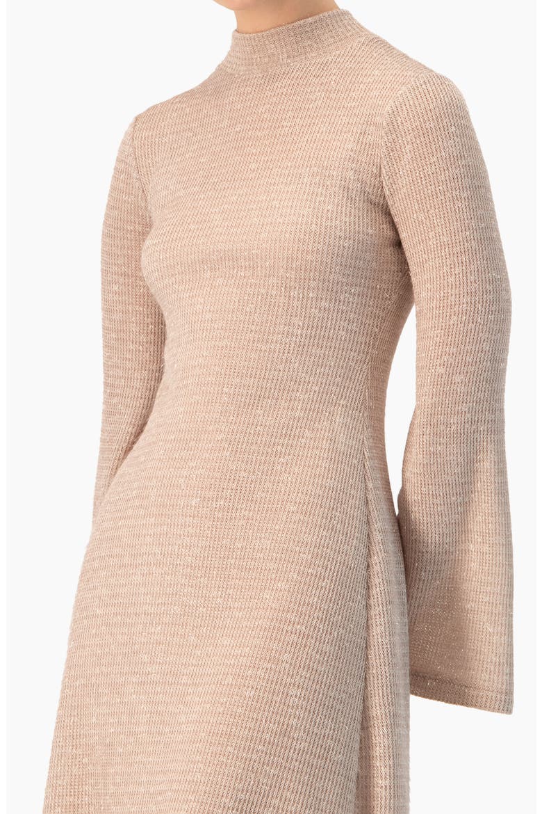 Short Knitted Long Sleeve Dress