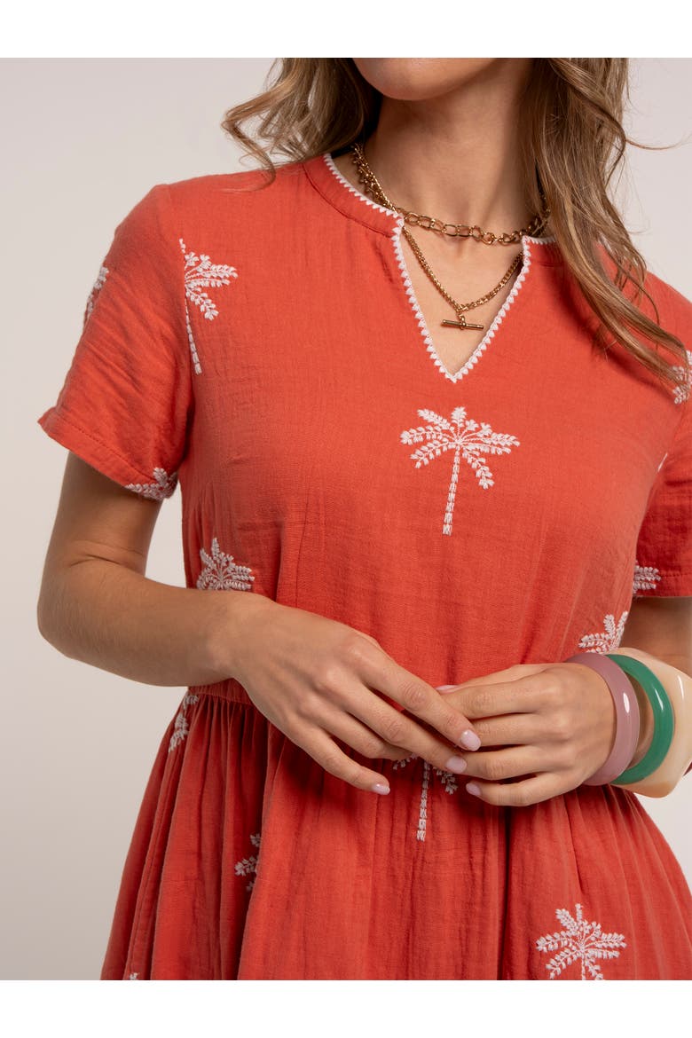 Sol Embroidered Midi Dress