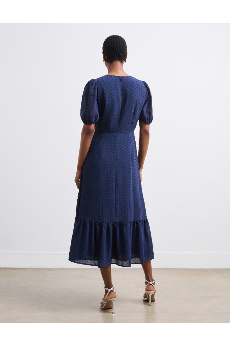 Loretta V-Neck Georgette Midi Dress