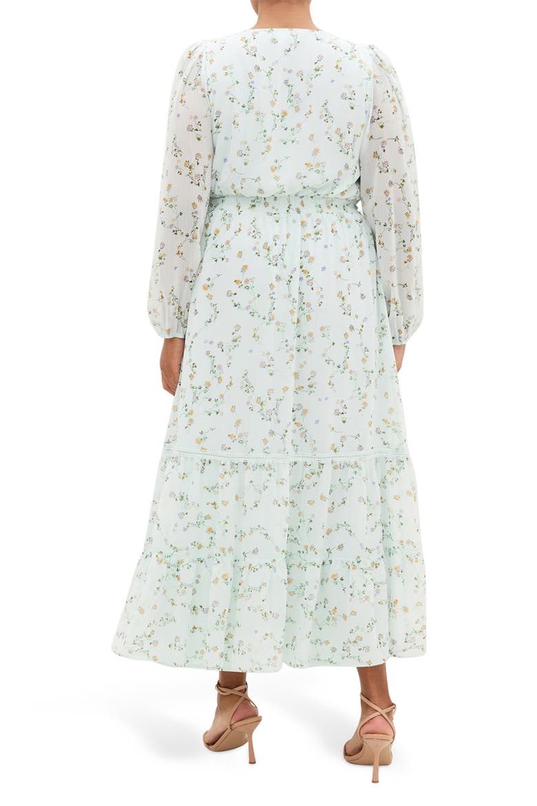 Kiki Ditsy Floral Print Maxi Dress