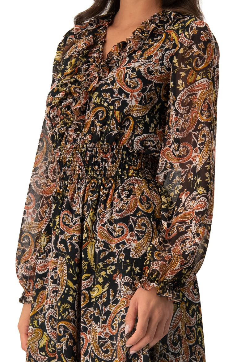 Long Dress with Smock Detail
