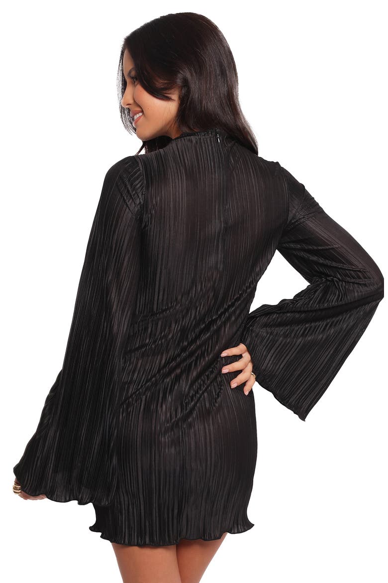 Cerise Long Sleeve Minidress