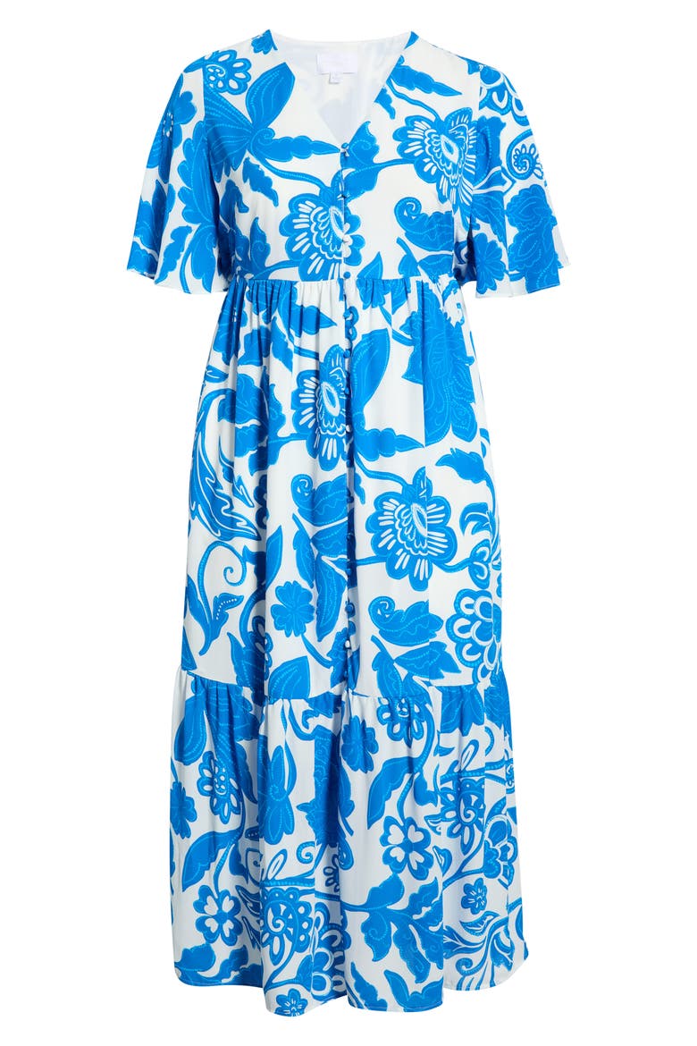 Maci Floral Lody Flare Maxi Dress
