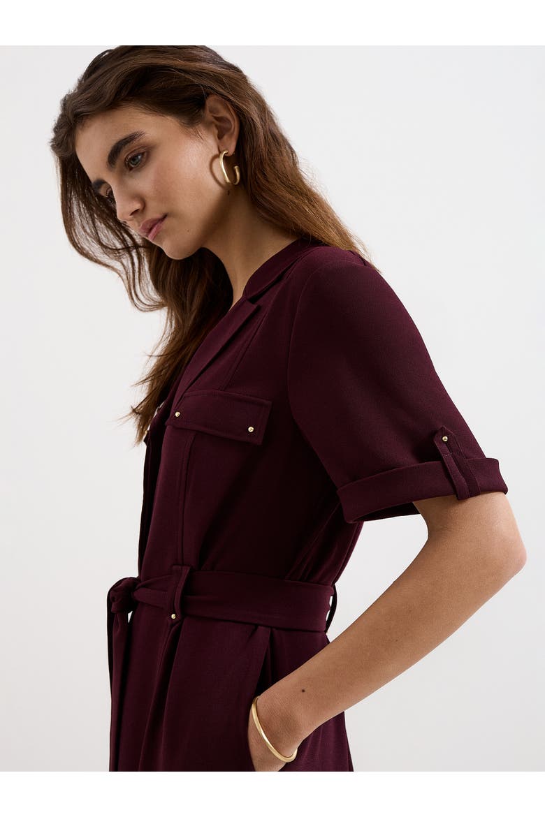Marlina Belted Mini Shirt Dress