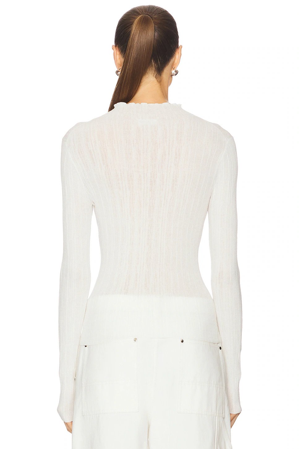 A.L.C. Hugh Top in Bright White - Image 3