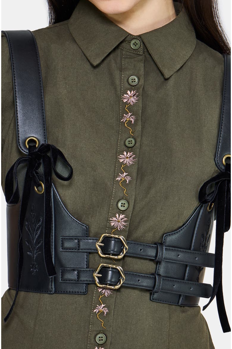 Odile Embroidered Midaxi Dress