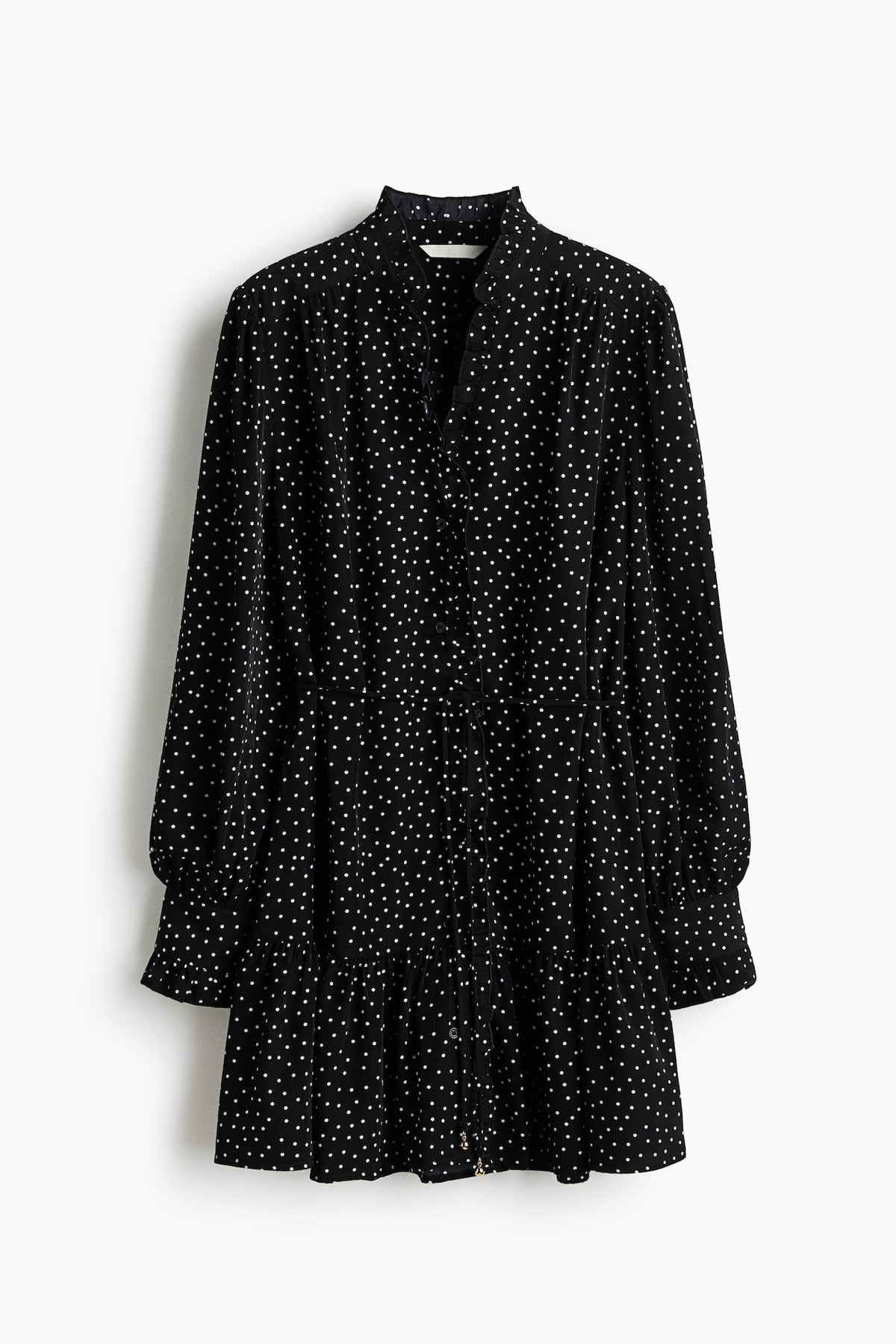 Ruffle-Trimmed Dress