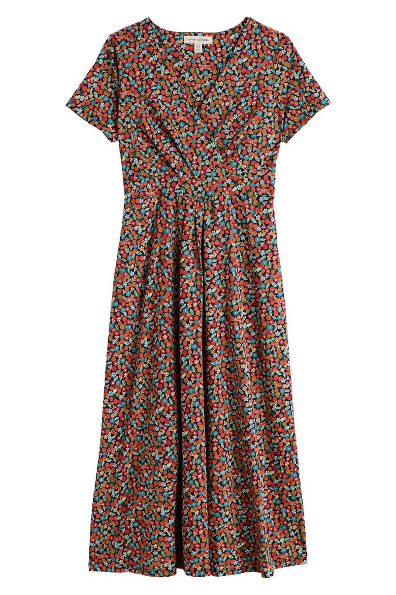Chapelle Floral Print Midi Dress