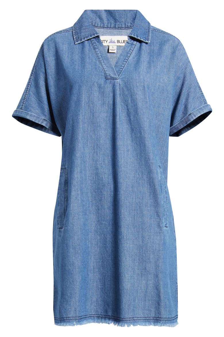Denim Shift Dress