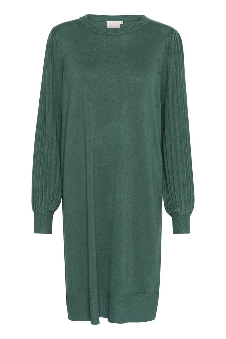 Kalone Knit Round Neck Knee Length Dress