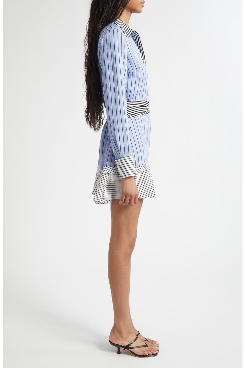 Solana Long Sleeve Stripe Minidress