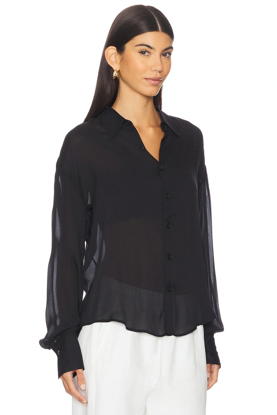 ADYELA Arc Shirt in Black - Image 3