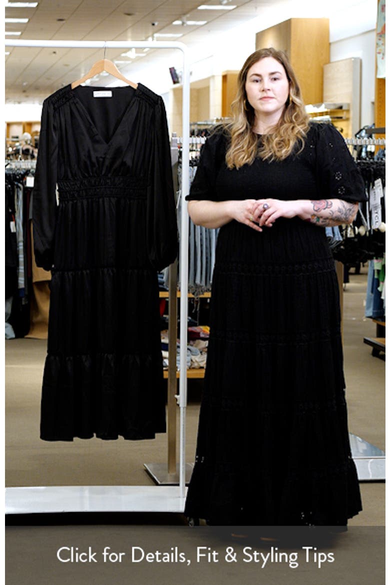 Rowen Long Sleeve Satin Midi Dress
