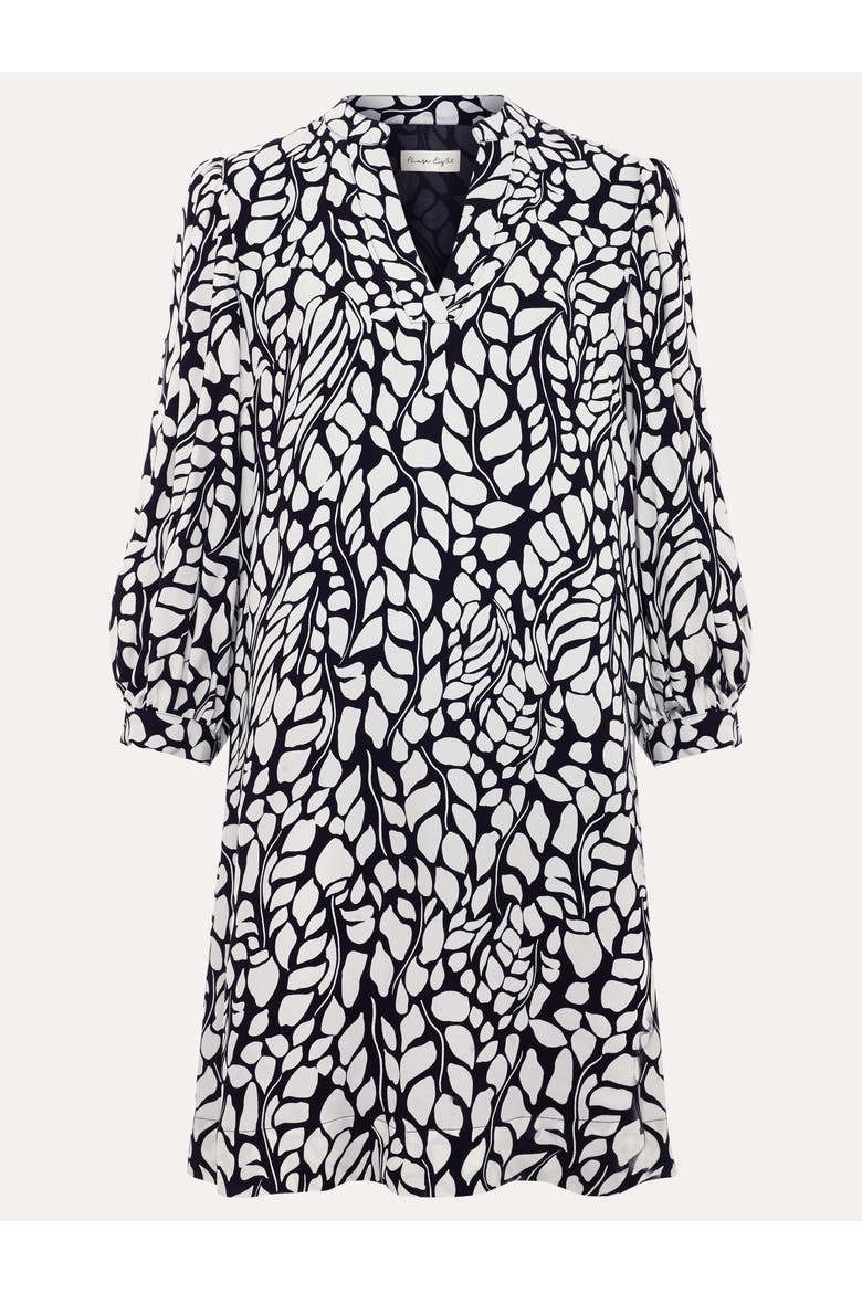 Milicia V-Neck Printed Mini Tunic Dress