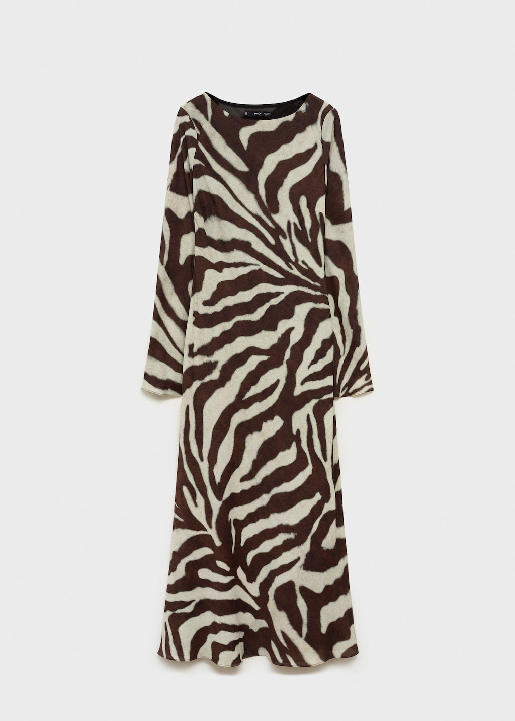 Leopard-print dress with bow - Women