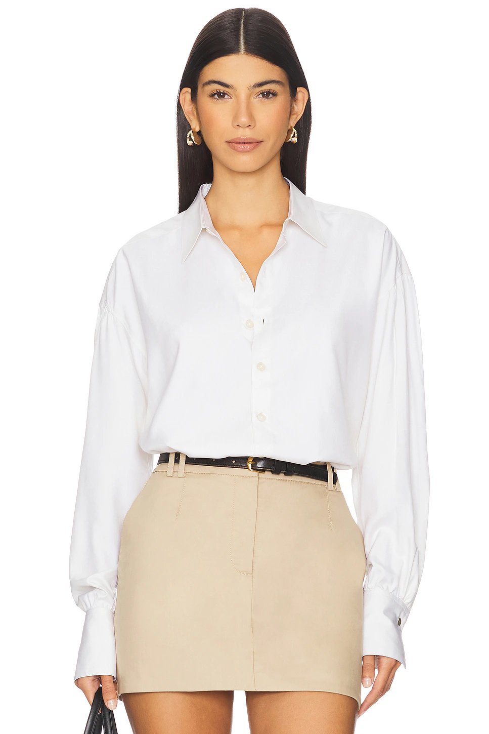 ADYELA Arc Shirt in White - Image 1