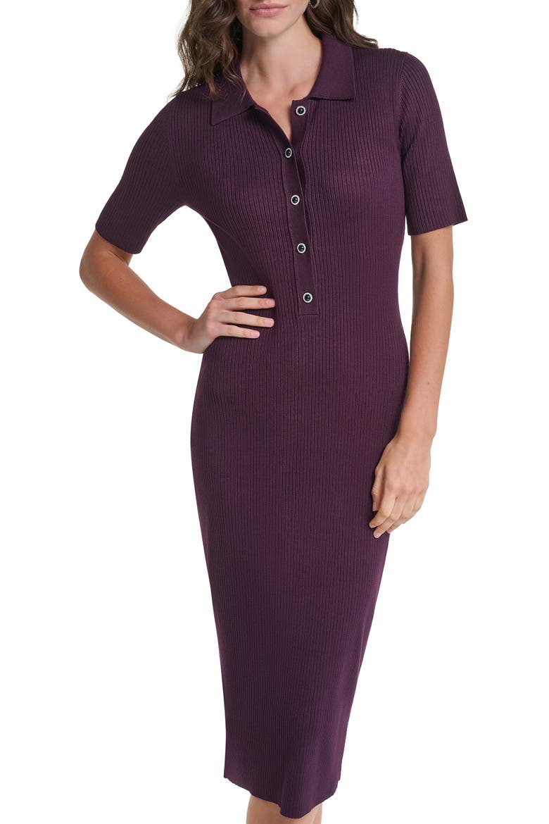Rib Midi Sweater Dress