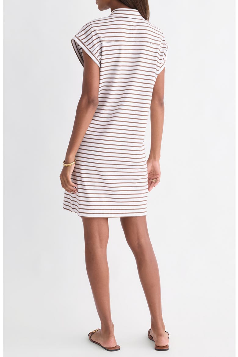 Margo Stripe Short Sleeve Polo Dress