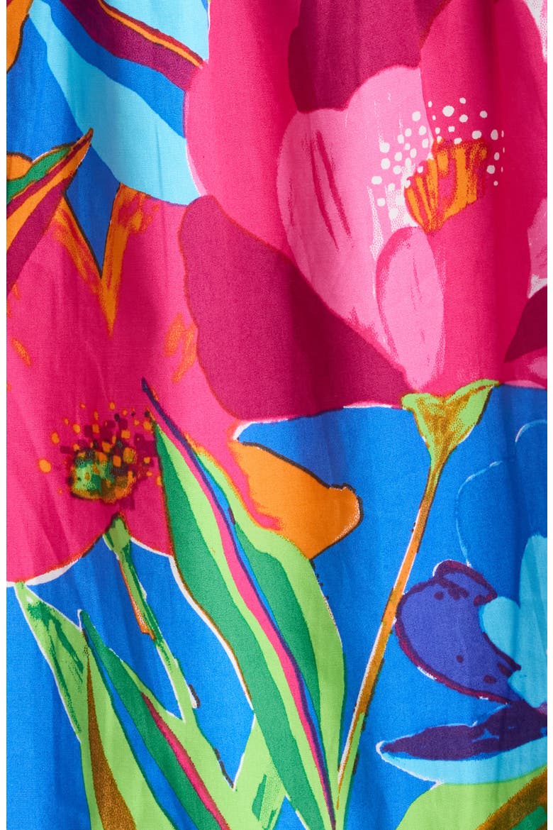 Palmer Floral Tiered Cotton Maxi Dress