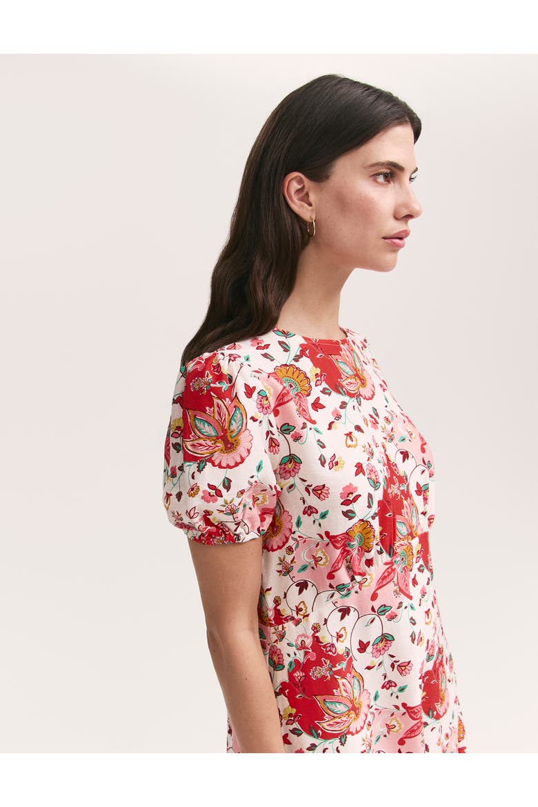 Lili Short Sleeve Midi Tea Dress