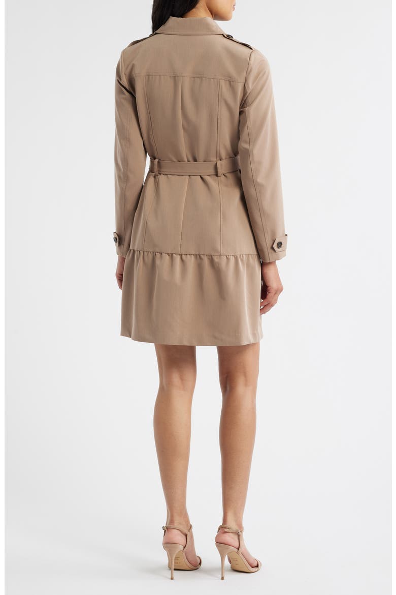 Safari Belted Long Sleeve Minidress