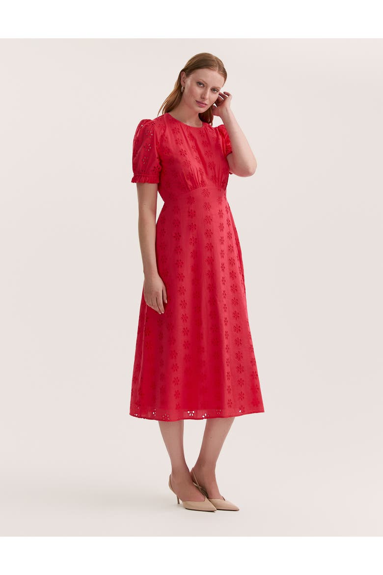 Mela Cotton Midi Tea Dress