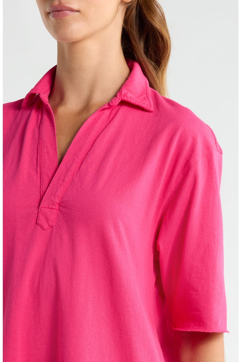 Cotton Polo Minidress