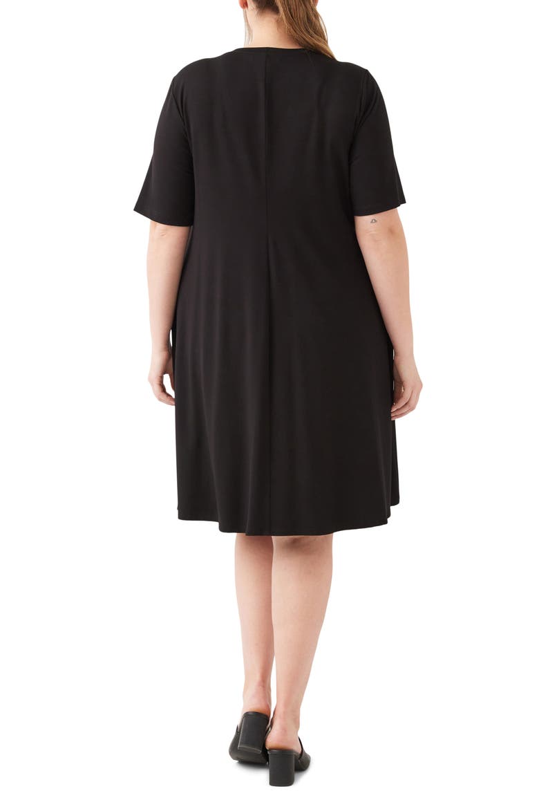 A-Line Jersey Minidress