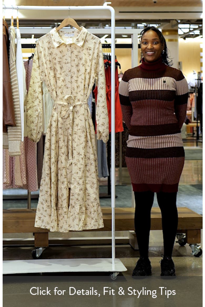 Lincoln Tie Waist Long Sleeve Maxi Dress