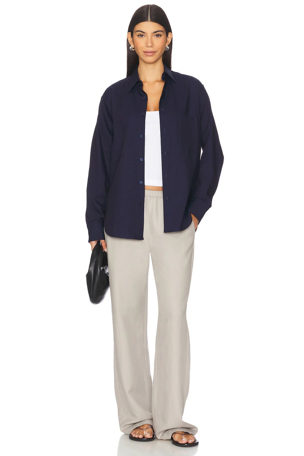 ADYELA Classic Shirt in Indigo Dark Blue - Image 5