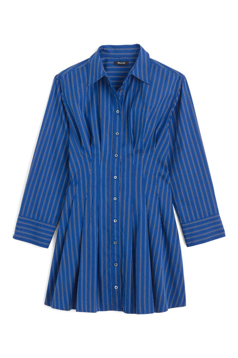 Seamed Mini Shirtdress