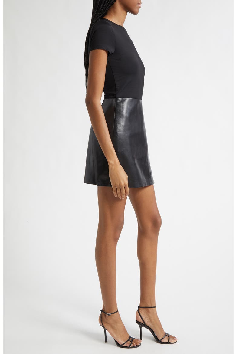 Sabine Mixed Media Minidress