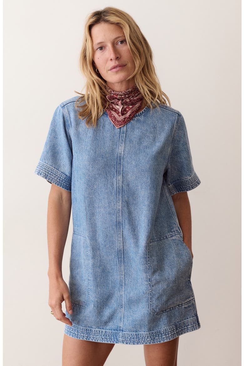 Izzy Denim Shift Minidress