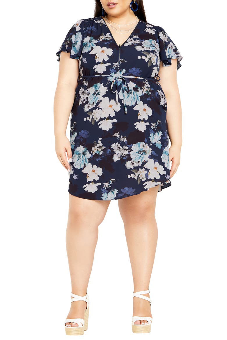 Megan Floral Print Minidress