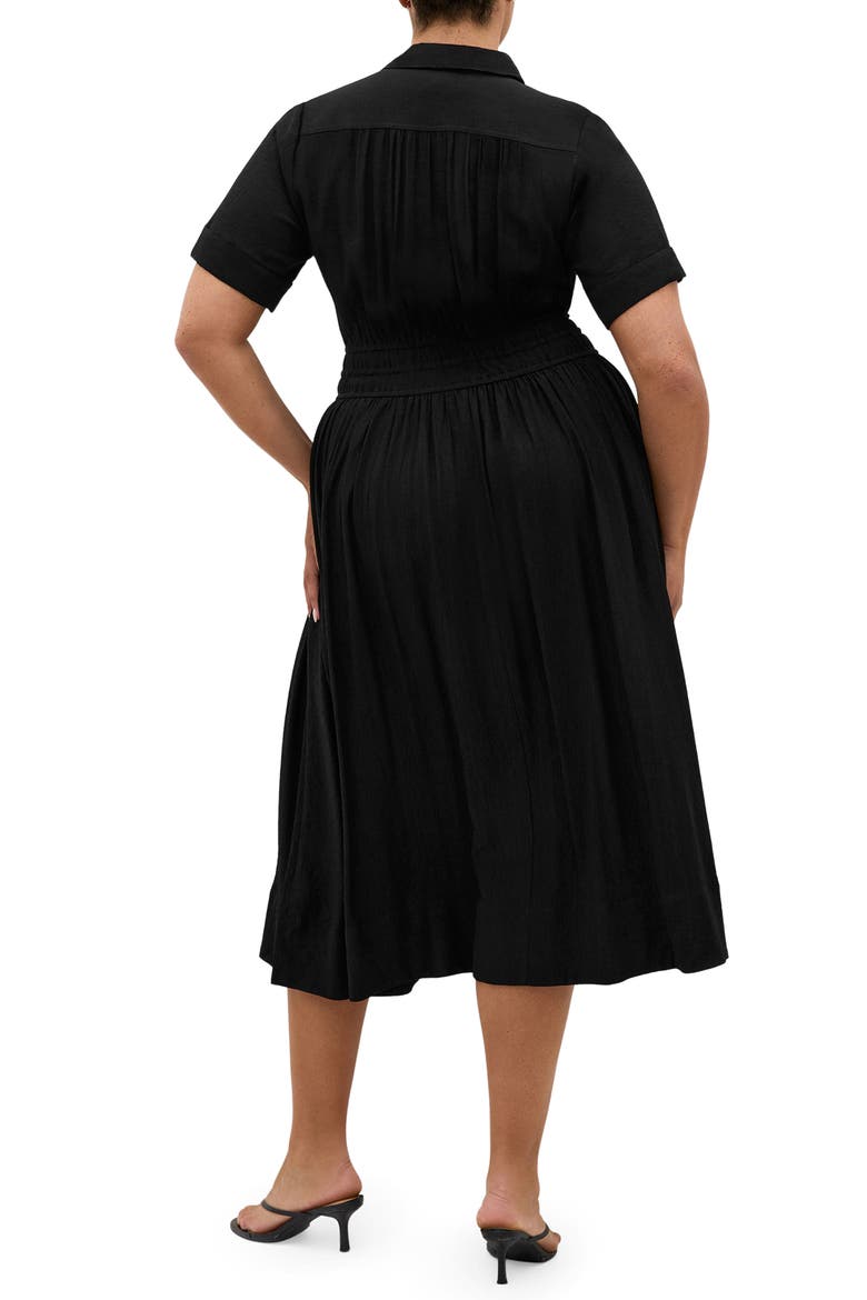 Aria Tie Waist Shirtdress