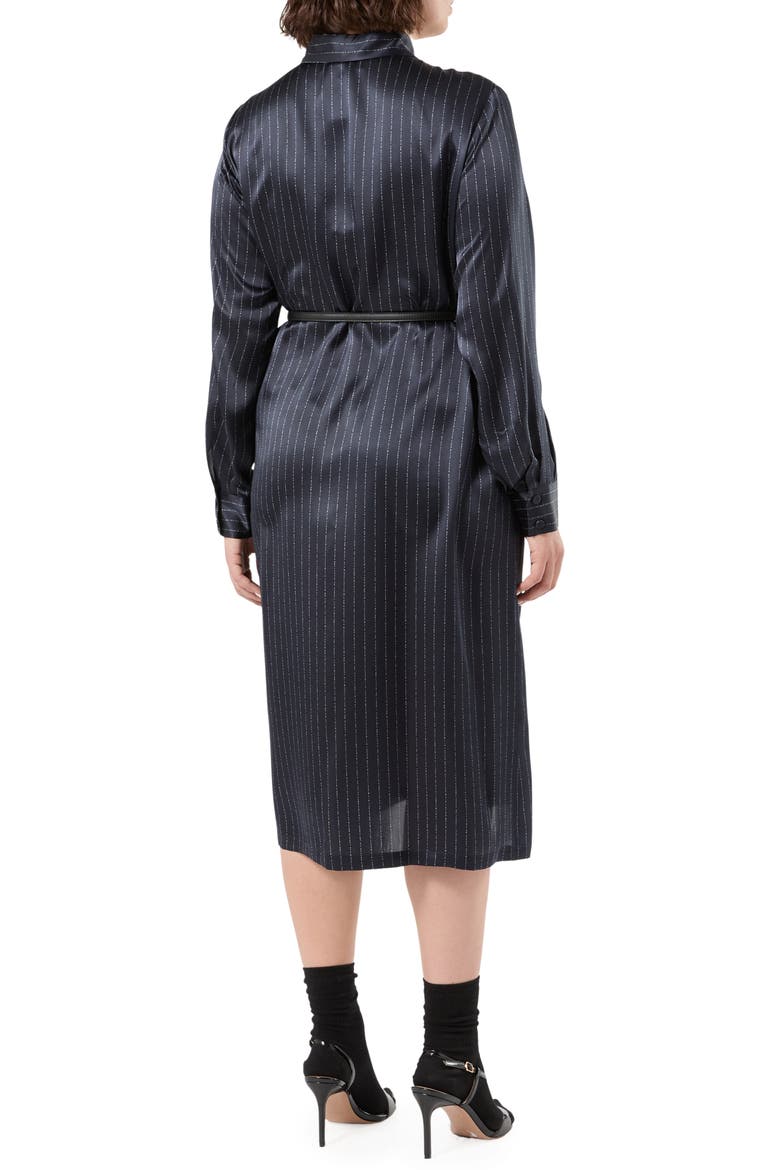 Cali Belted Silk Shirtdress