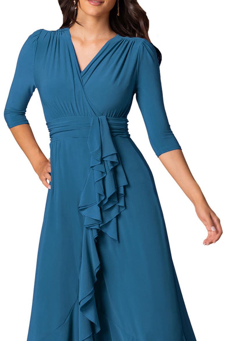 Veronica Ruffle Evening Gown