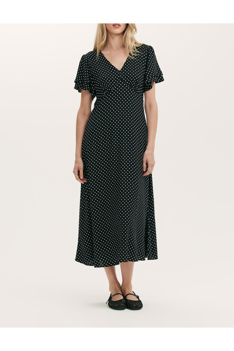 Saskia Polka Dot Midi Tea Dress