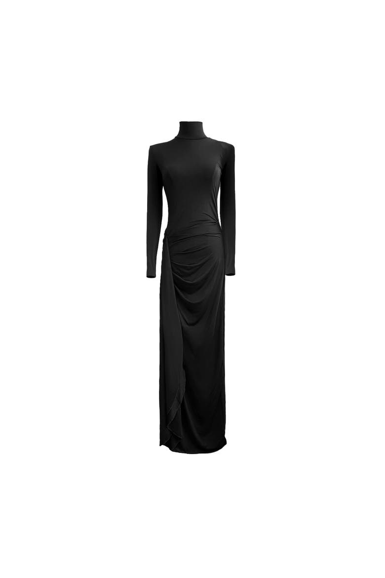 Evangeline Turtleneck Maxi Dress