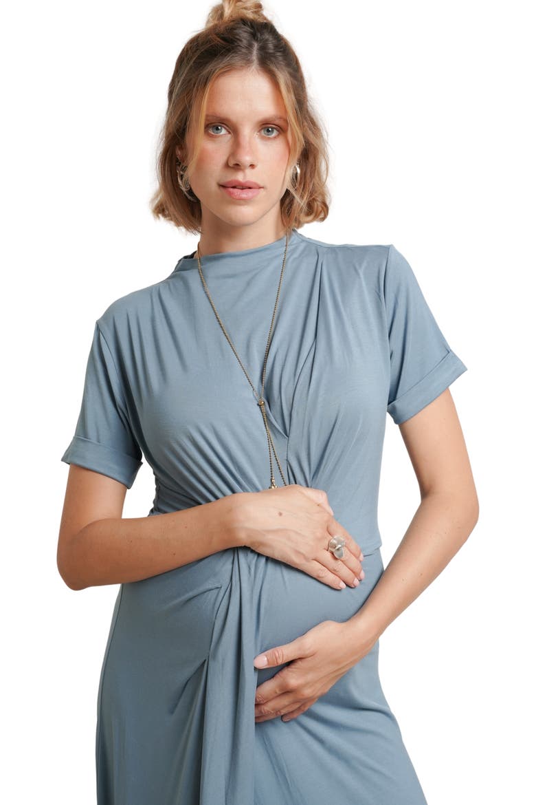Talia Maternity Twist Dress