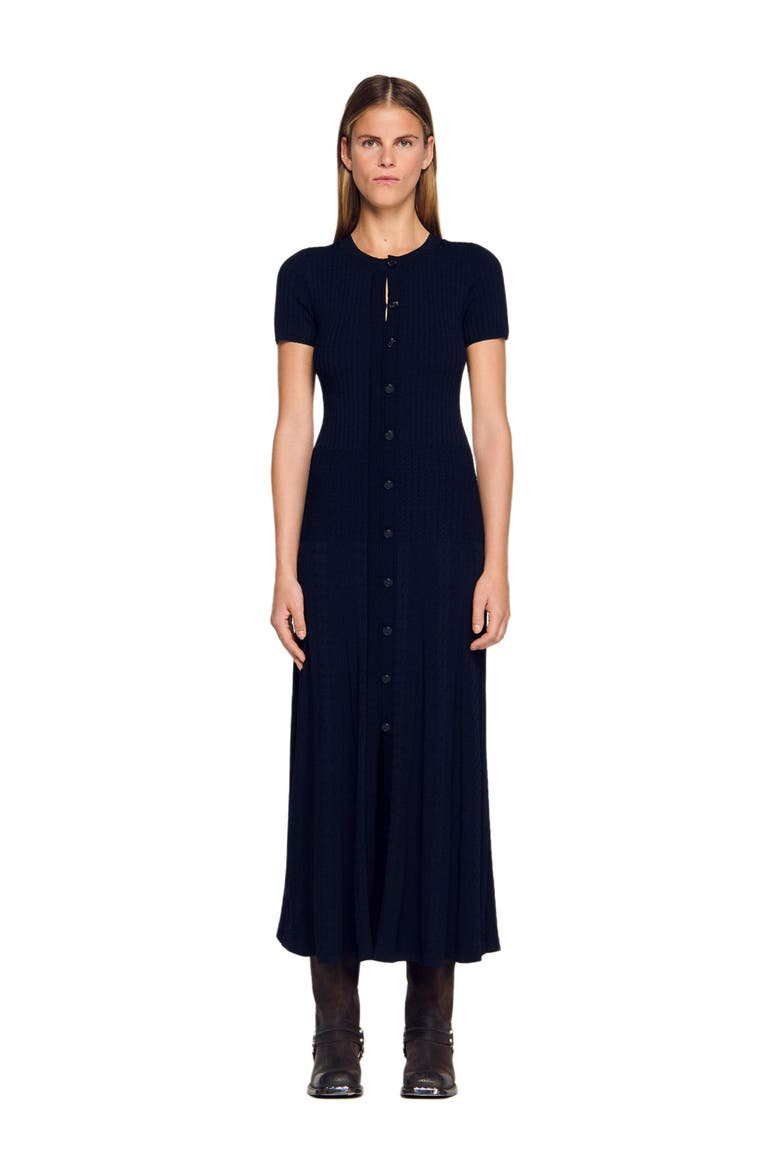 Knit maxi dress
