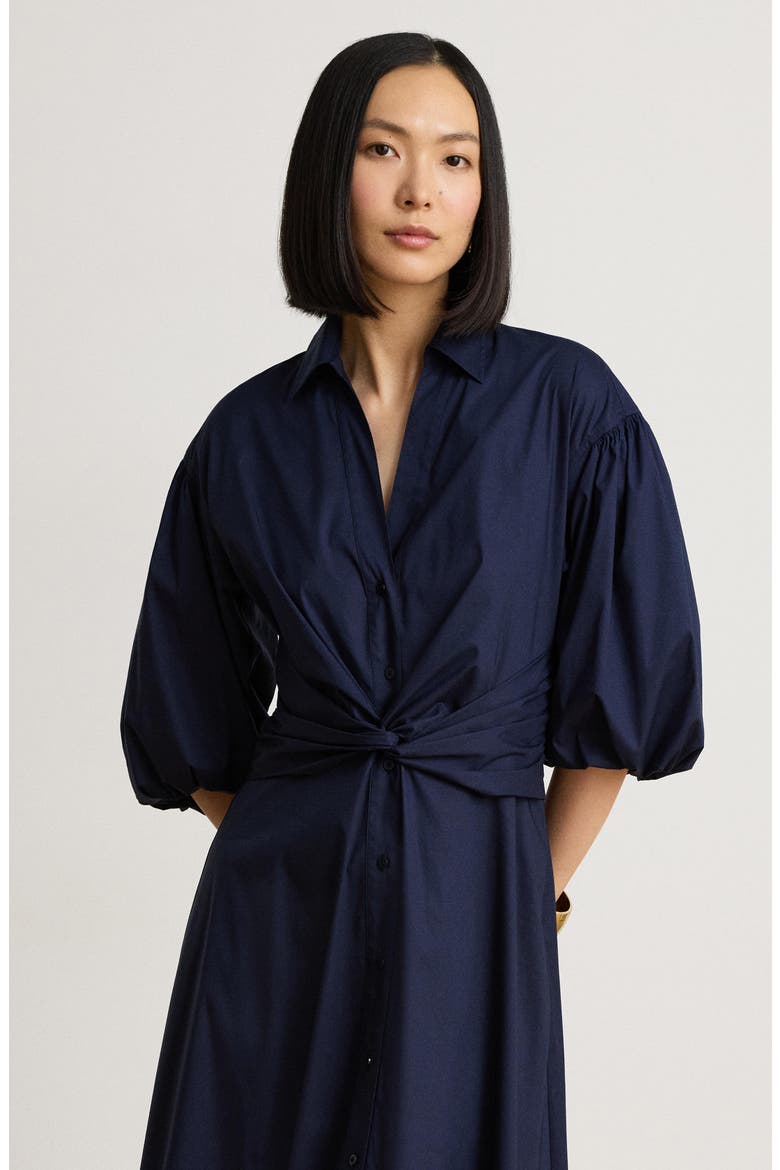 Poplin Midi Shirtdress