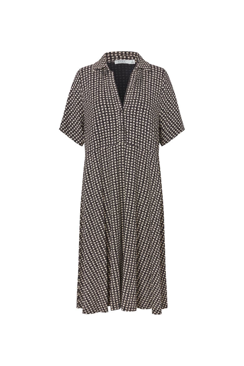 MaNaterinna Draped Shirt Midi Dress