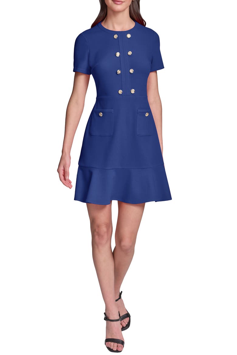 Scuba Crepe A-Line Dress