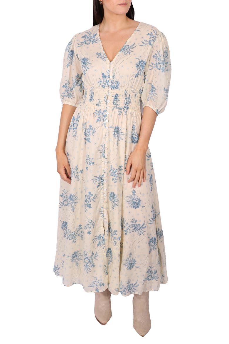 Halo Smocked Waist Maxi Dress