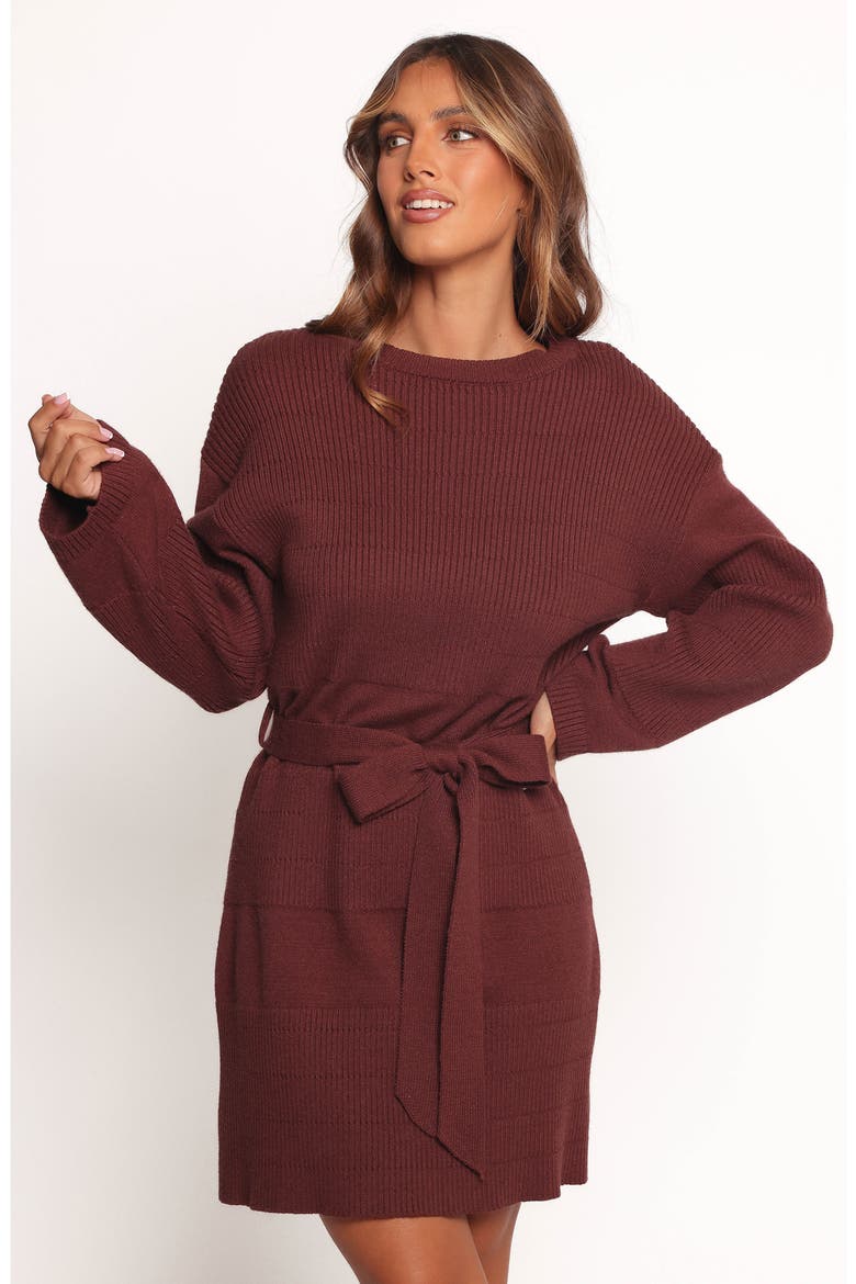 Lucca Long Sleeve Mini Sweater Dress
