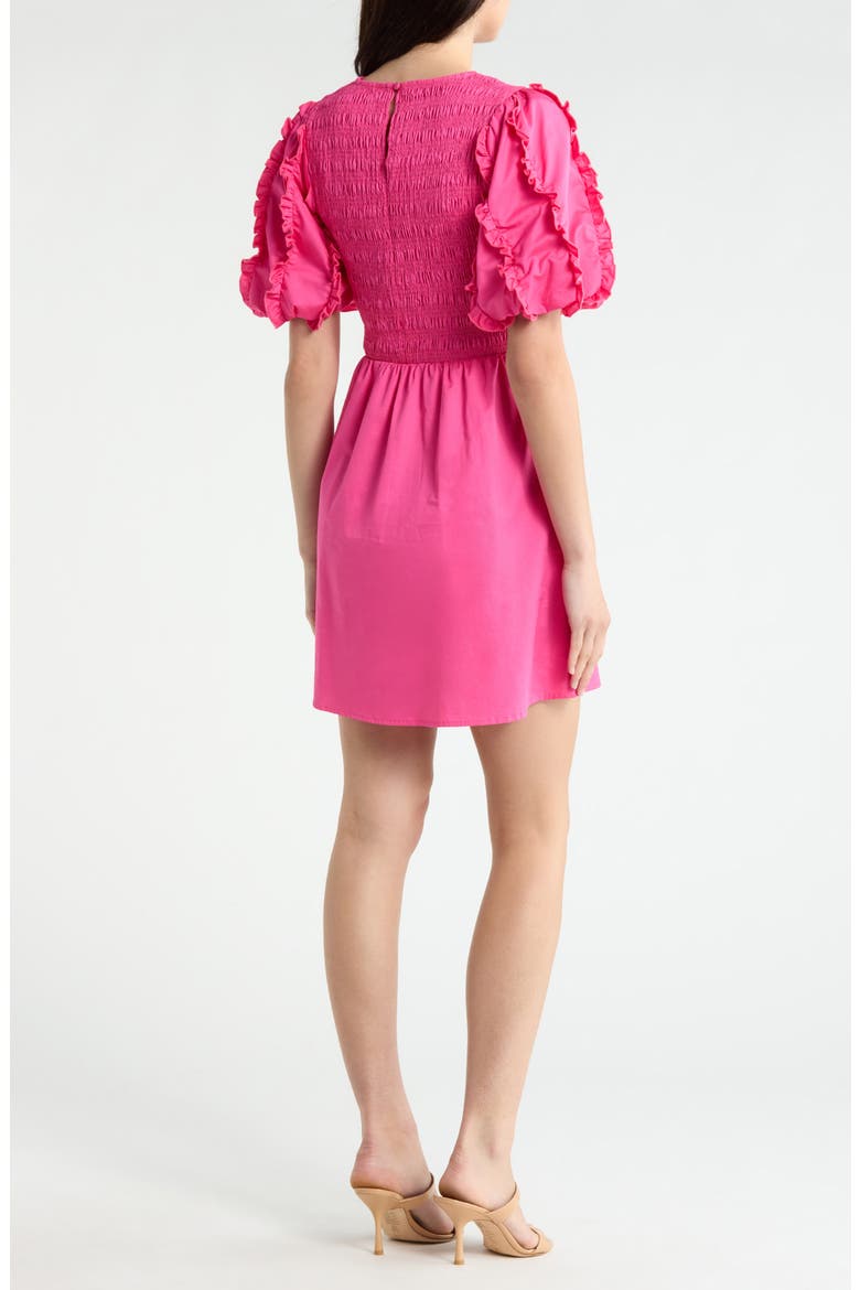 Riana Ruffle Smocked Minidress